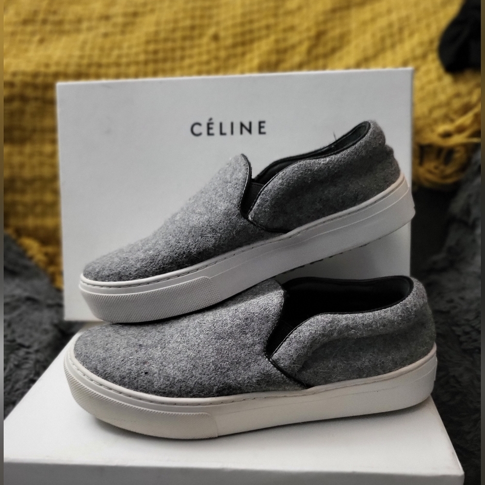Celine cow Hyde slip ons - Picture 6 of 7